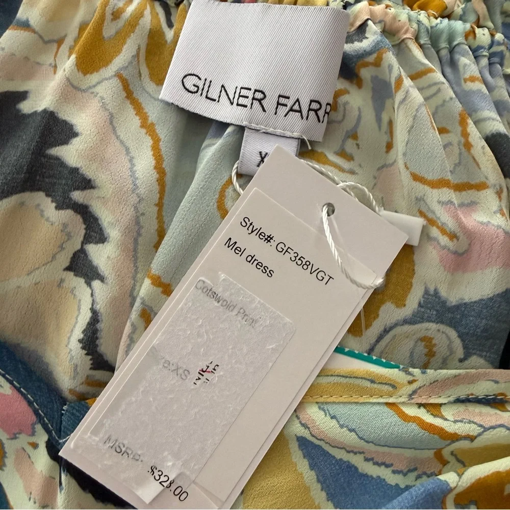 GILBER FARRAR Mel Multicolor Dress NWT XS $325 - Picture 5 of 5
